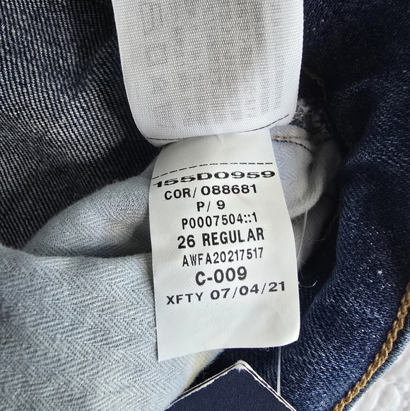 Abercrombie & Fitch The 70s Vintage Flare Ultra High Rise Blue Jeans 26 Regular - Picture 9 of 16